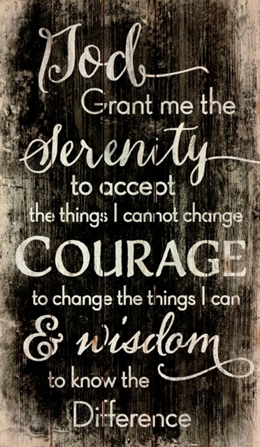 The Maples Tree Serinity Prayer Pallet Art Handcrafted Signs