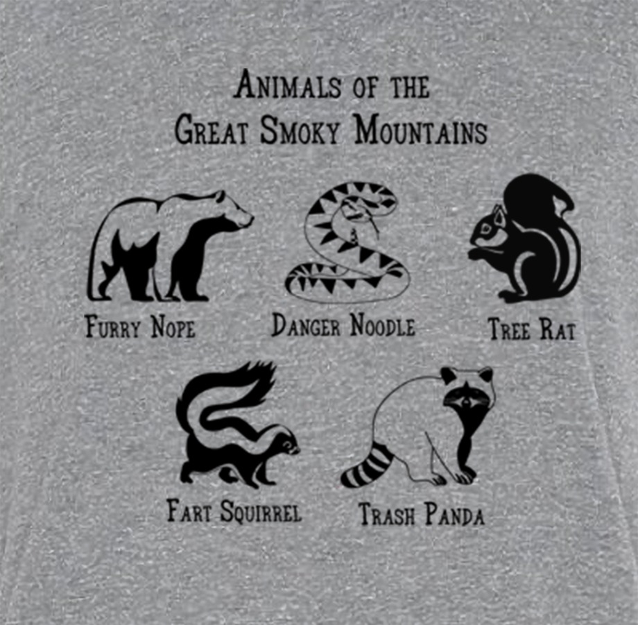 Great Smoky Mountains Animals T-Shirt The Maples' Tree 