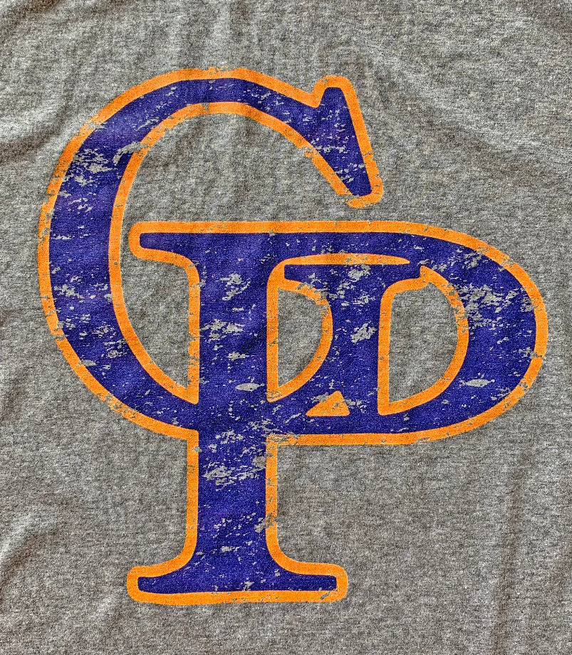 Blue and Gold Gatlinburg Pittman Logo T-Shirt Donna Sharp Quilts 