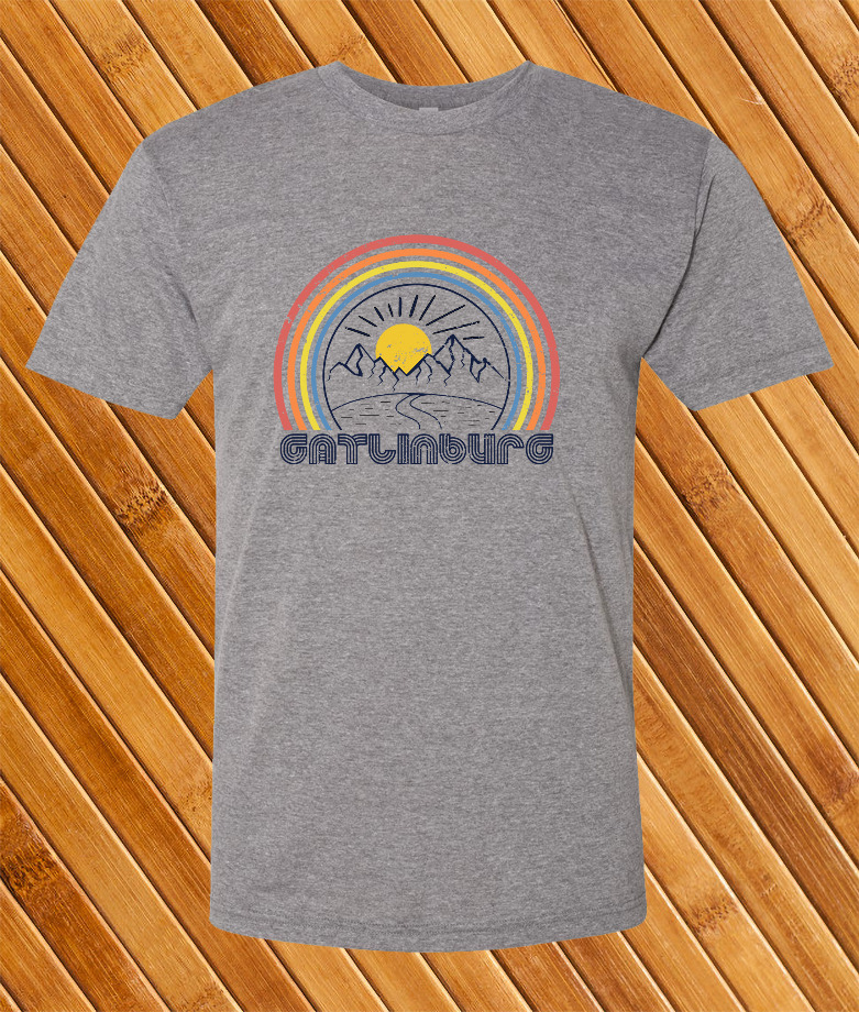 Gatlinburg Tennessee Rainbow T-Shirt The Maples' Tree 