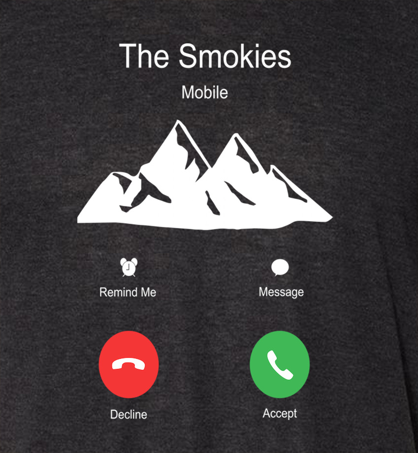 The Smokies are Calling iPhone Look National Park T-Shirt Donna Sharp Quilts 